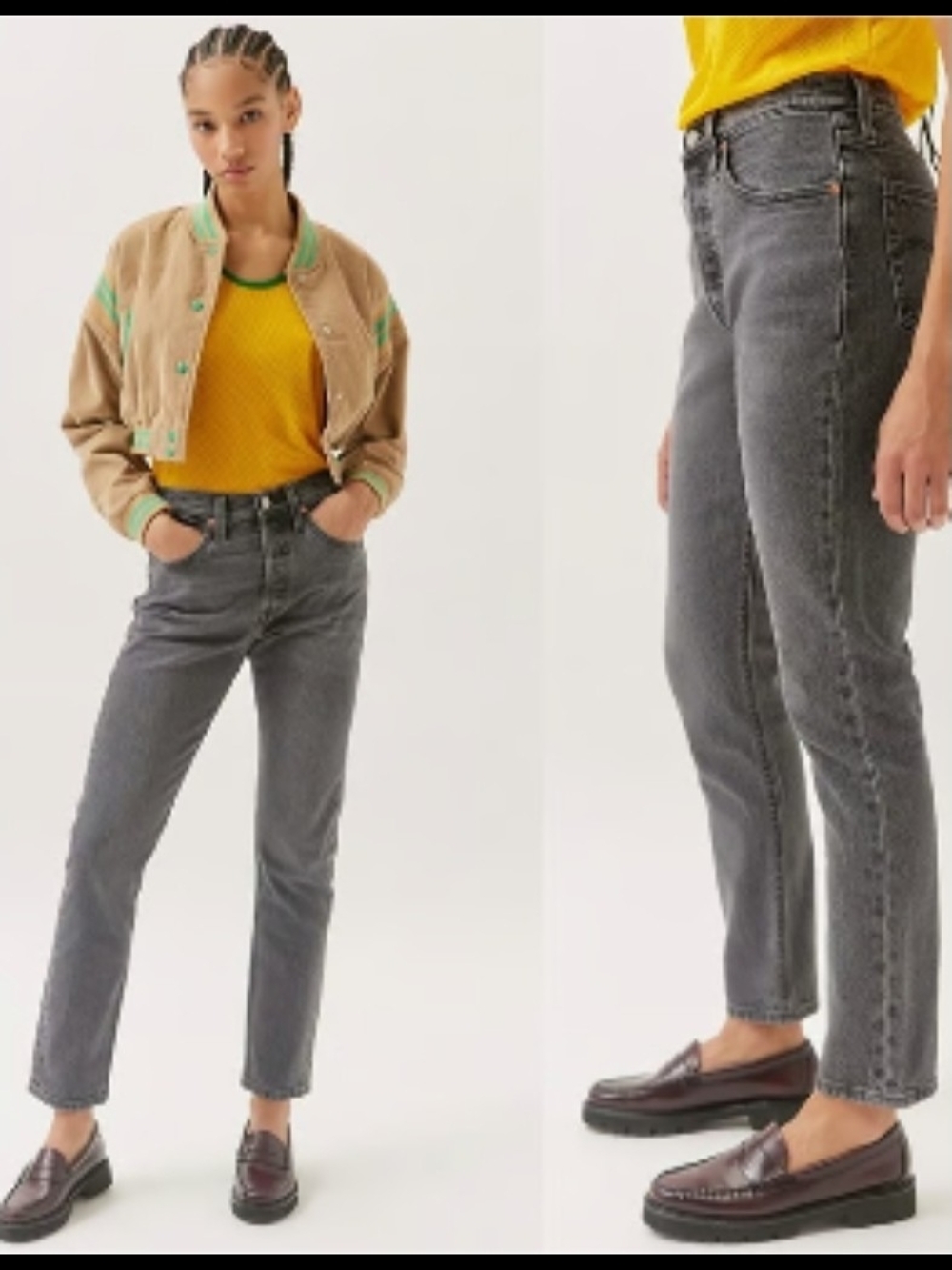 Levi's Slim Straight Gray Wash Jeans